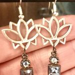 Lotus Flower Earrings
